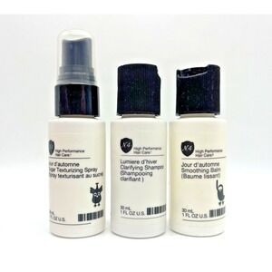 High Performance Hair Care Texturizing Spray Clarifying Shampoo Smoothing Balm